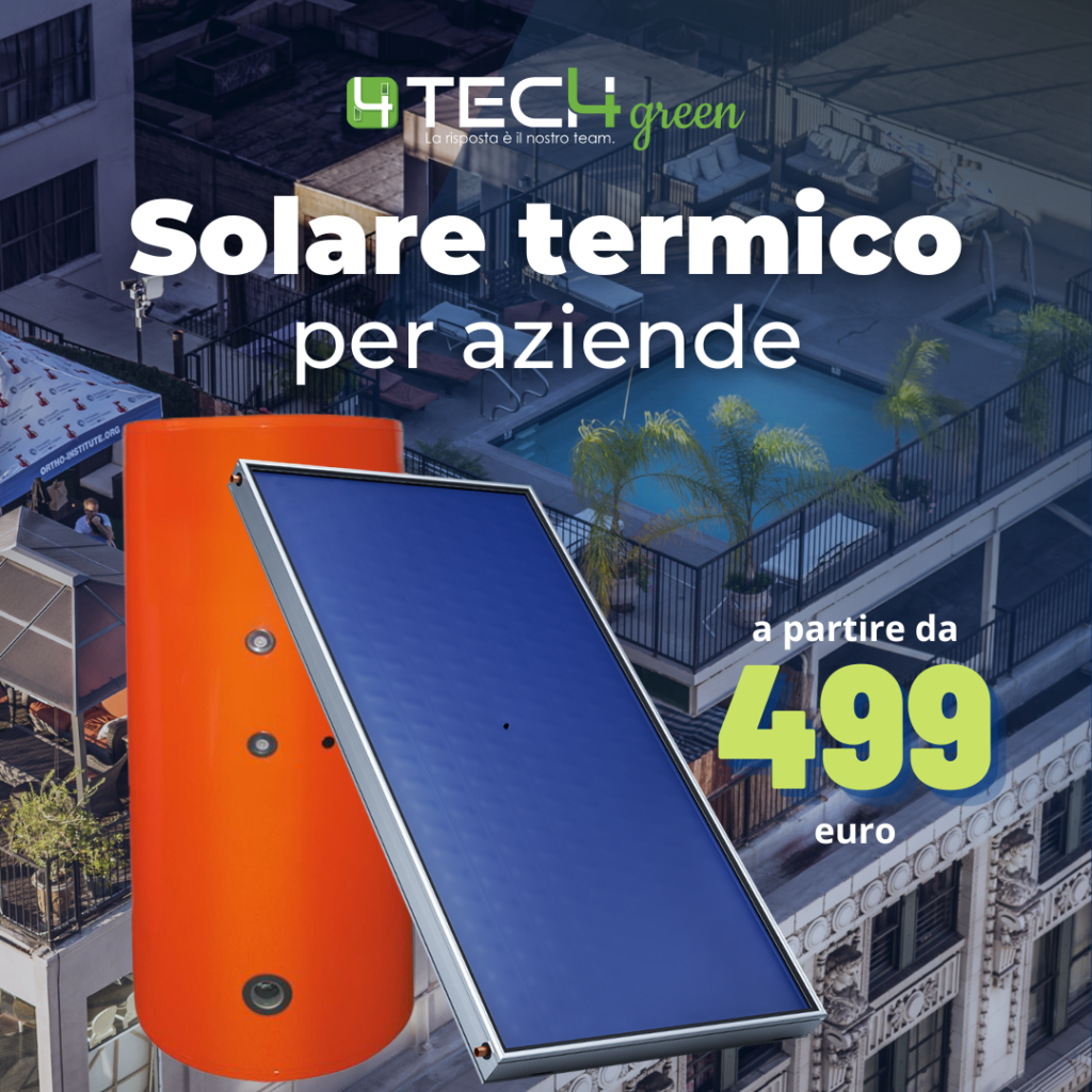 Solare termico per aziende a partire da 499 euro
